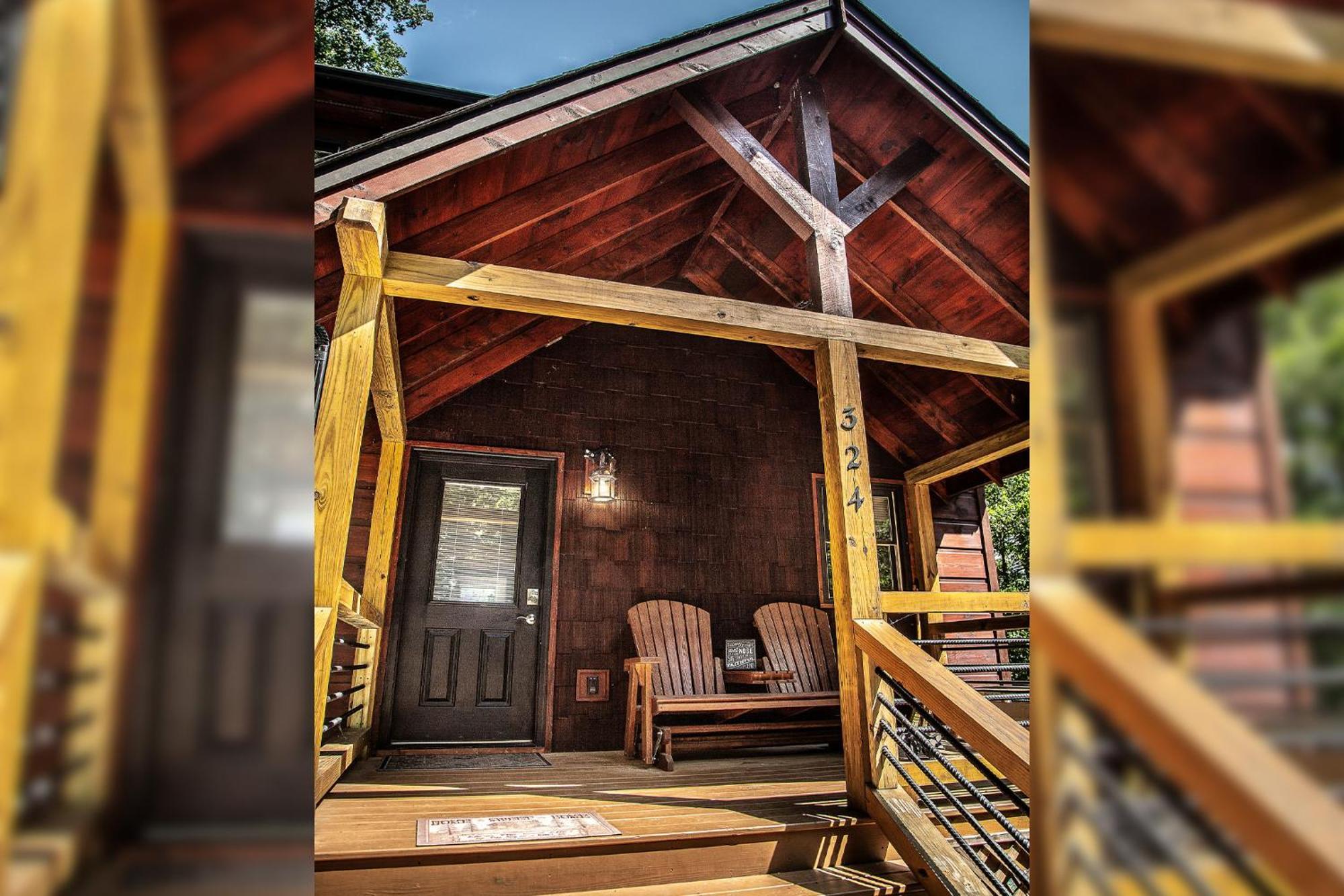 Adore The Smores Rustic Mountain Charm Outdoor Spaces And A Cozy Hot Tub Blue Ridge Exterior photo